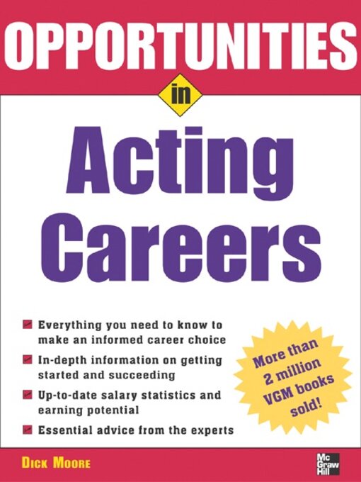 Title details for Opportunities in Acting Careers by Dick Moore - Available